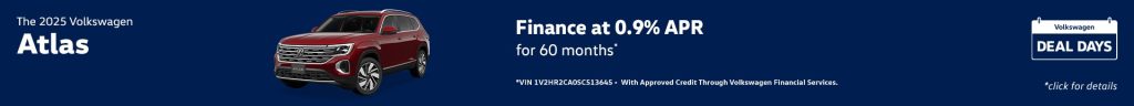 2025 Volkswagen Atlas – Finance at 0.9% APR for 60 Months